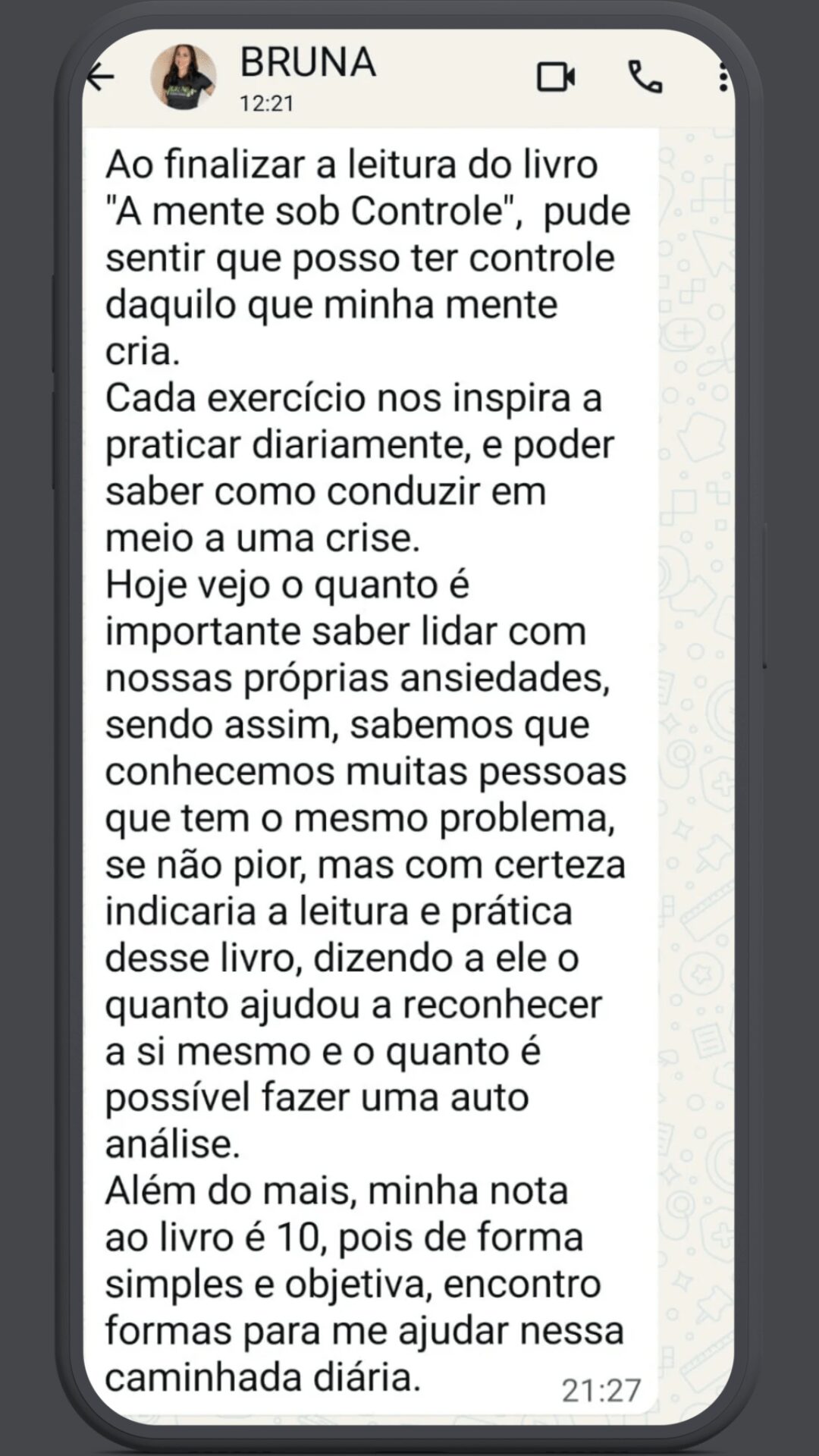 Depoimento Bruna